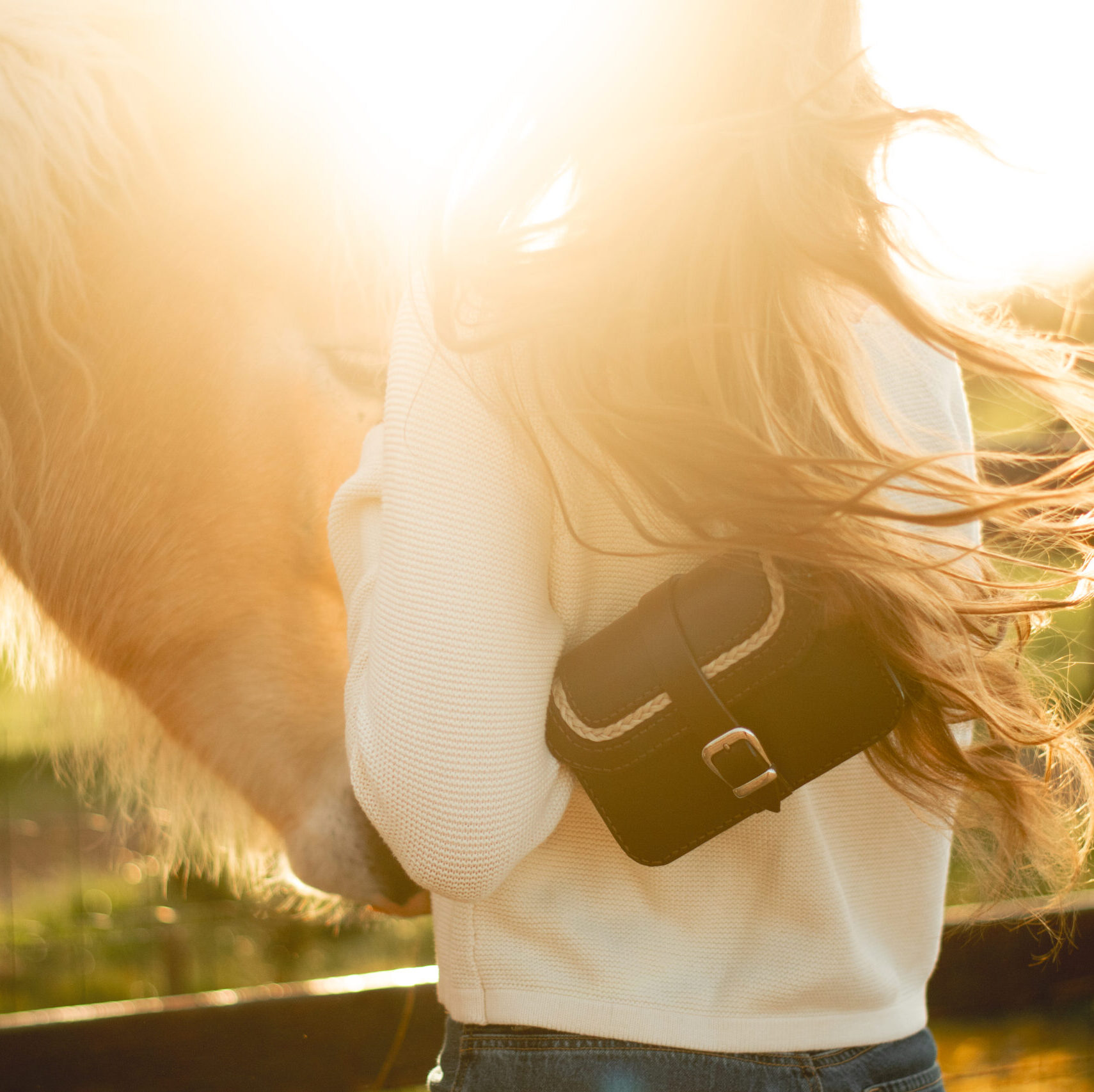 Paardenhaar tas die ook gemaakt kan worden van een oud paardenzadel, volledig met de hand gemaakt met het haar van jouw paard. Iets anders dan een paardenhaar sieraad.